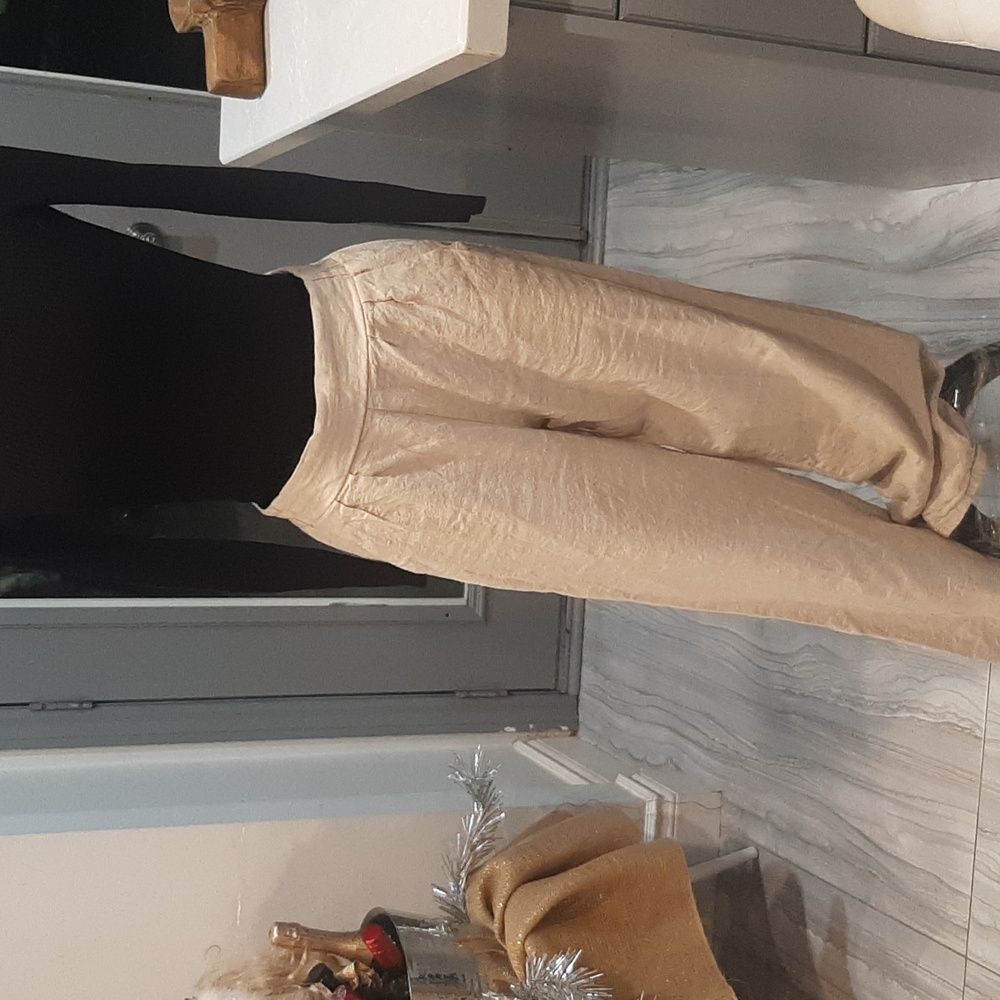 Linen rayon pants